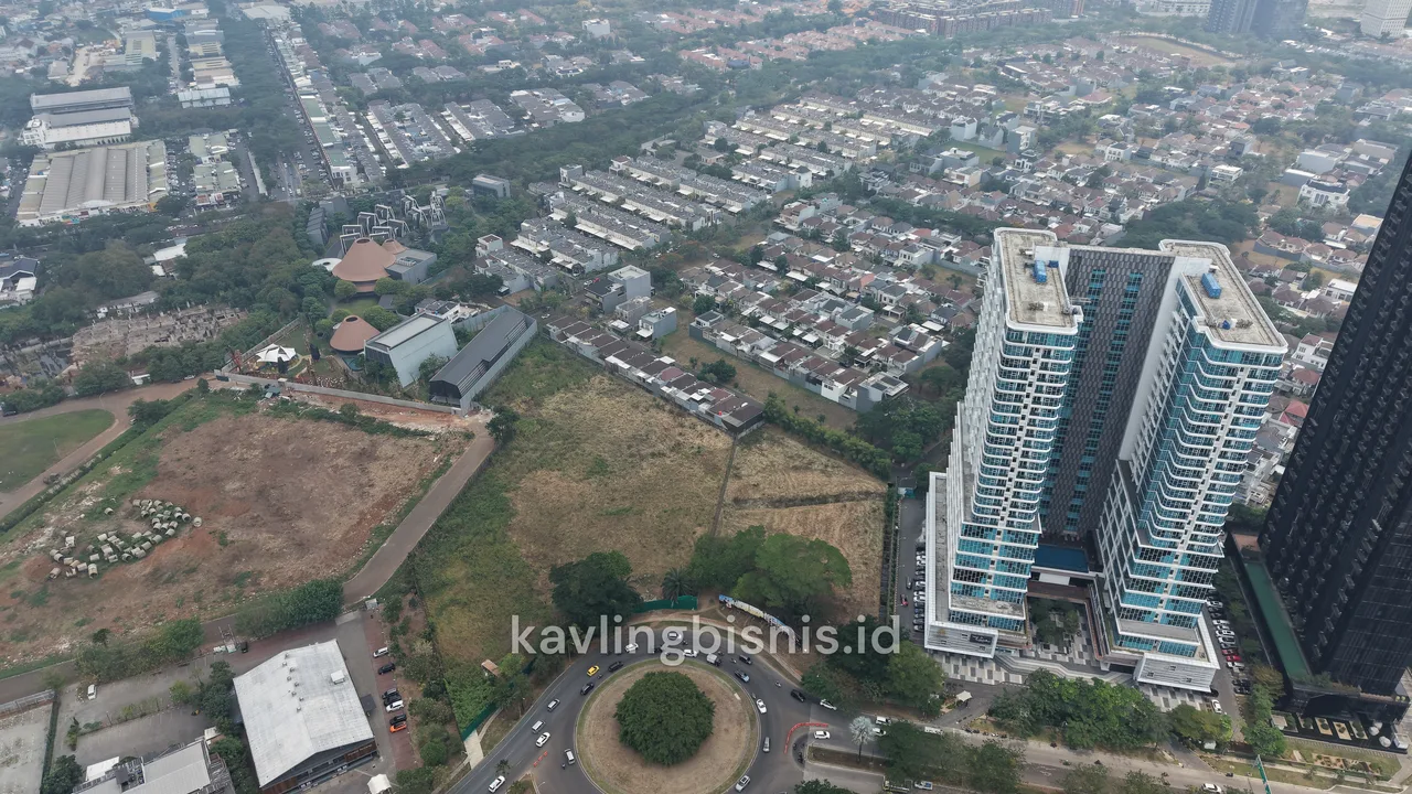 Kavling Komersial Jl. Alam Sutera Boulevard 6.148 m² — foto 3